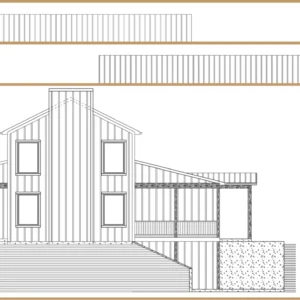 Package illustration representing three-side exterior design service