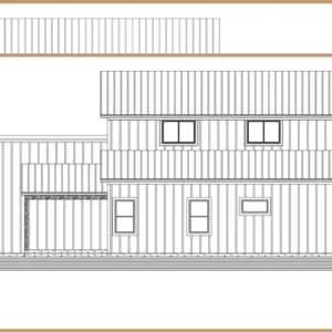 Package illustration representing two-side exterior design service