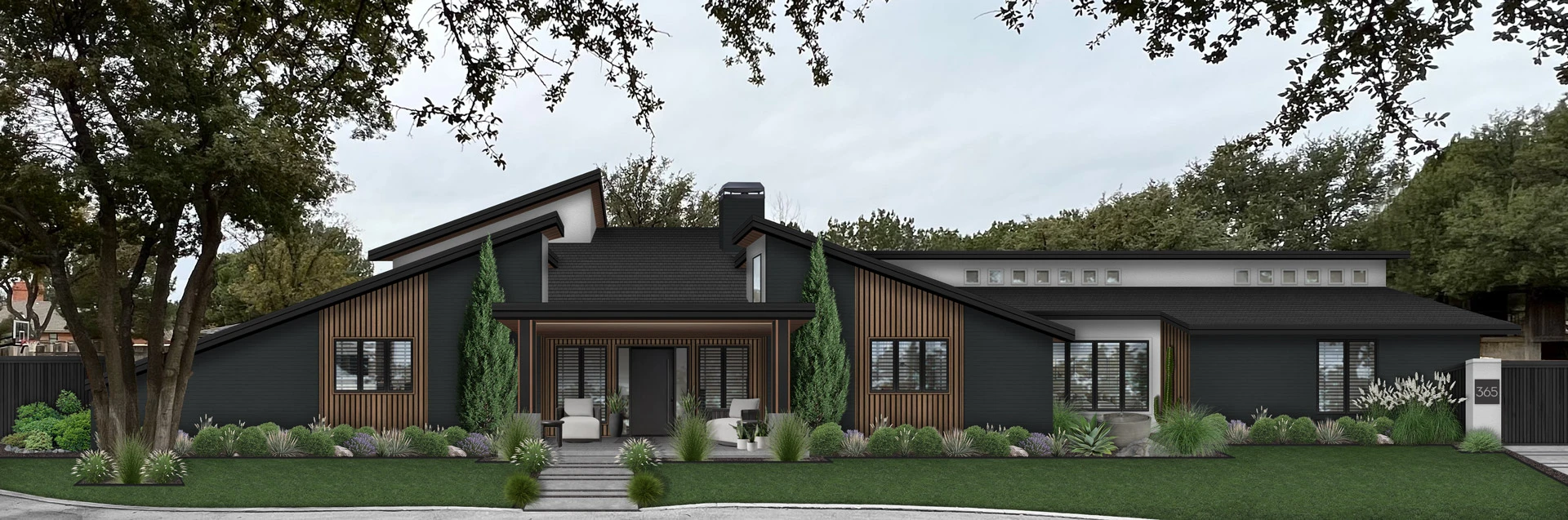 irtual Exterior Design makeover by Facade Line LLC